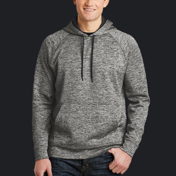PosiCharge ® Electric Heather Fleece Hooded Pullover Thumbnail