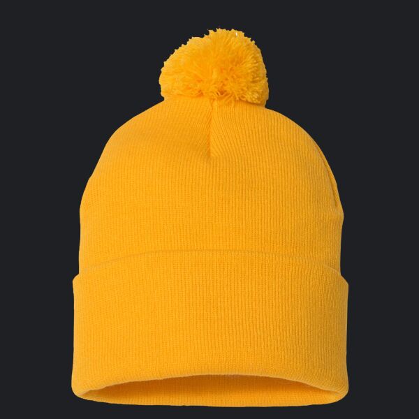 Pom-Pom 12" Knit Beanie Thumbnail