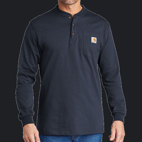 Long Sleeve Henley T Shirt Thumbnail