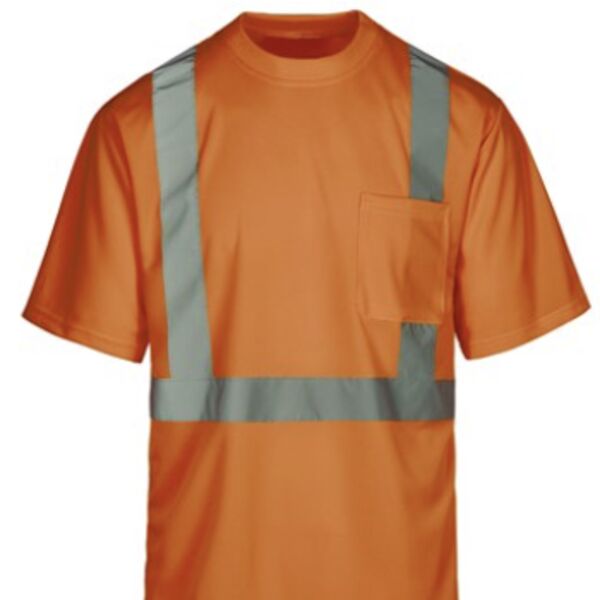 Class 2 Safety Orange Short Sleeve T-shirt Thumbnail