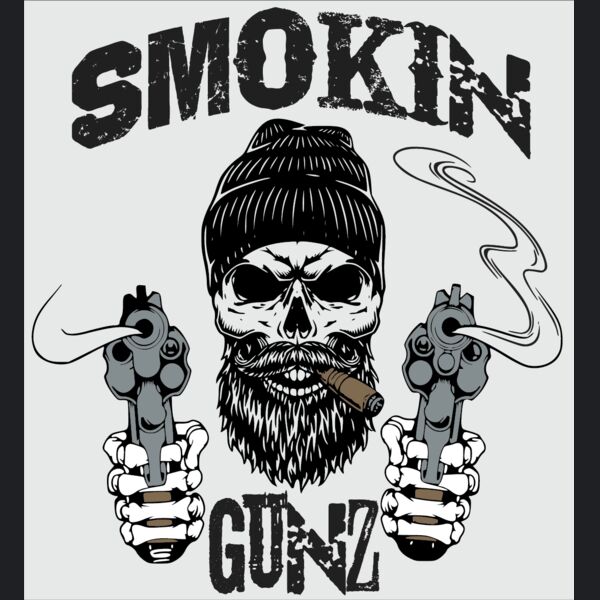 Smokin Gunz Cut Out Magnet  Thumbnail