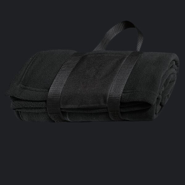 Fleece Blanket with Carrying Strap Thumbnail