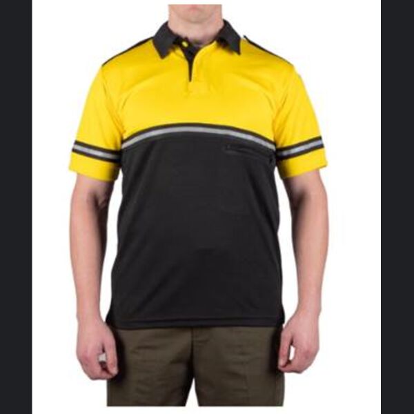 TWO TONE SHERIFF BIKE PATROL SHIRTS WITH ZIPPER POCKET WITH ID FRONT & BACK Thumbnail