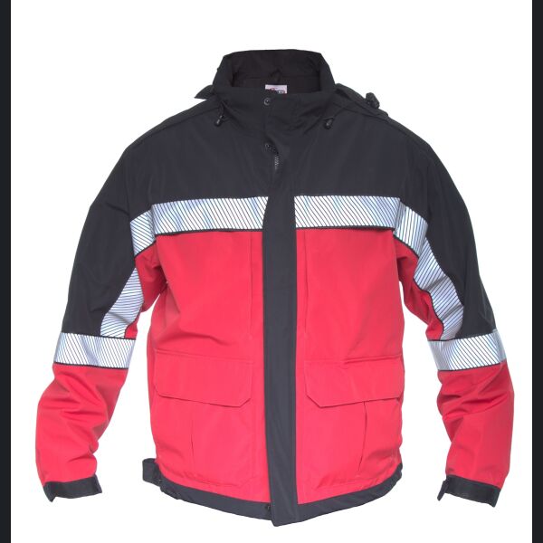 Shield Color Block Duty Jacket-Red/Navy Thumbnail