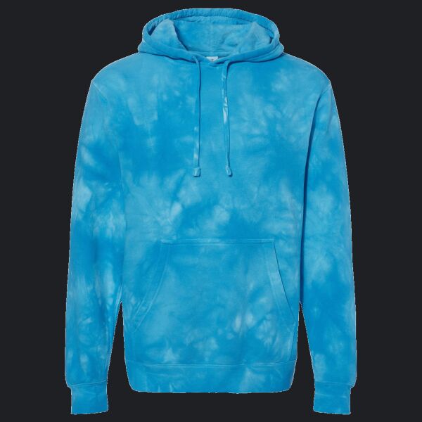 Midweight Tie-Dyed Hooded Sweatshirt Thumbnail