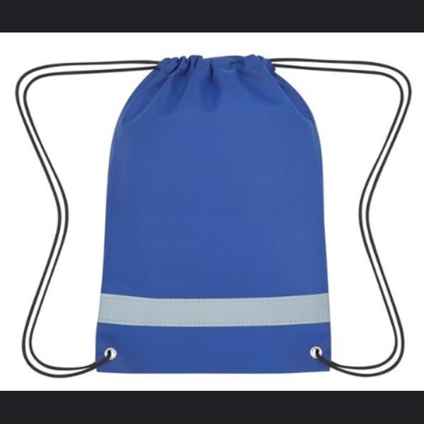 Lil' Bit Reflective Non-woven Drawstring Bag Thumbnail