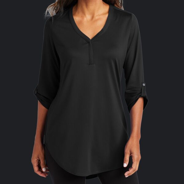 Ladies City Stretch 3/4 Sleeve Tunic Thumbnail