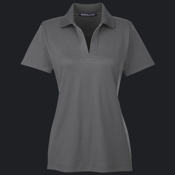 CrownLux Performance® Ladies' Plaited Polo Thumbnail