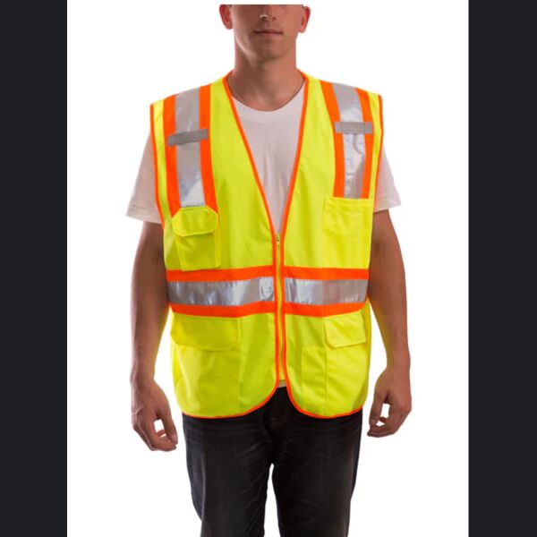 Job Sight Class 2 Two-Tone Surveyor Vest Thumbnail