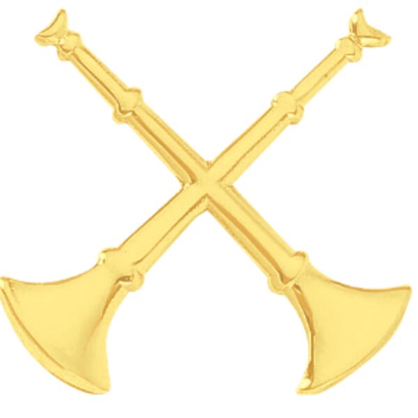 Blackinton Two Crossed Bugles BC Epaulette Insignia  Thumbnail