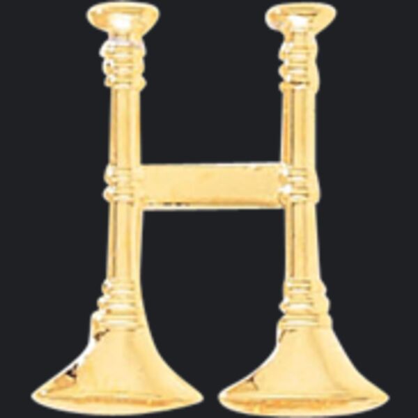 Blackinton Two Bugle Collar Insignia Thumbnail