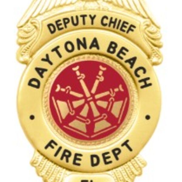 Daytona Beach DC Badge with Eagle and Circular Panel Thumbnail