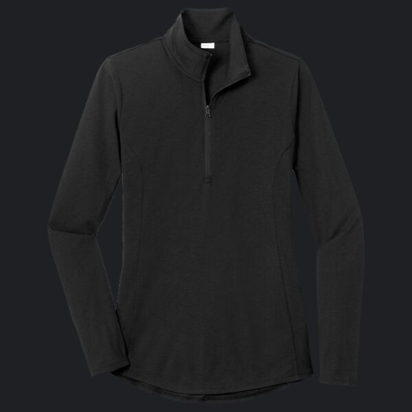 Women's PosiCharge ® Tri Blend Wicking 1/4 Zip Pullover Thumbnail