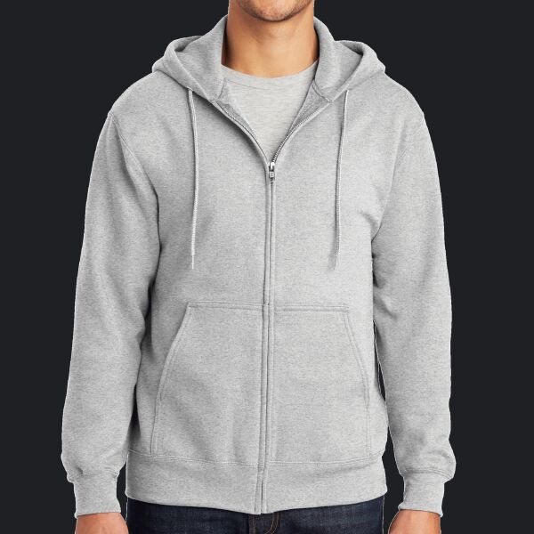 Essential Fleece Full Zip Hooded Sweatshirt Thumbnail