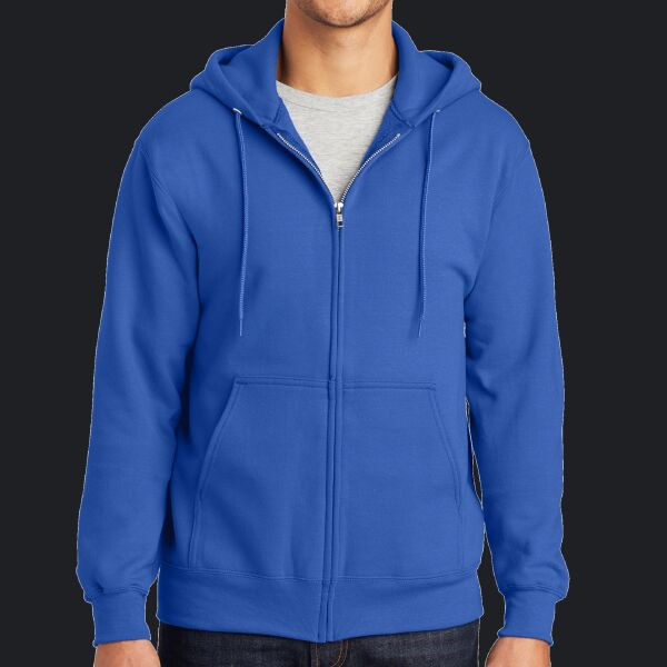 Tall Essential Fleece Full Zip Hooded Sweatshirt Thumbnail
