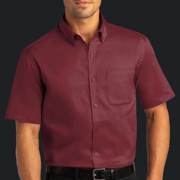 Short Sleeve SuperPro React Twill Shirt Thumbnail