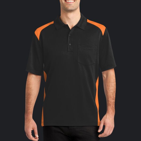 Select Snag Proof Two Way Colorblock Pocket Polo Thumbnail
