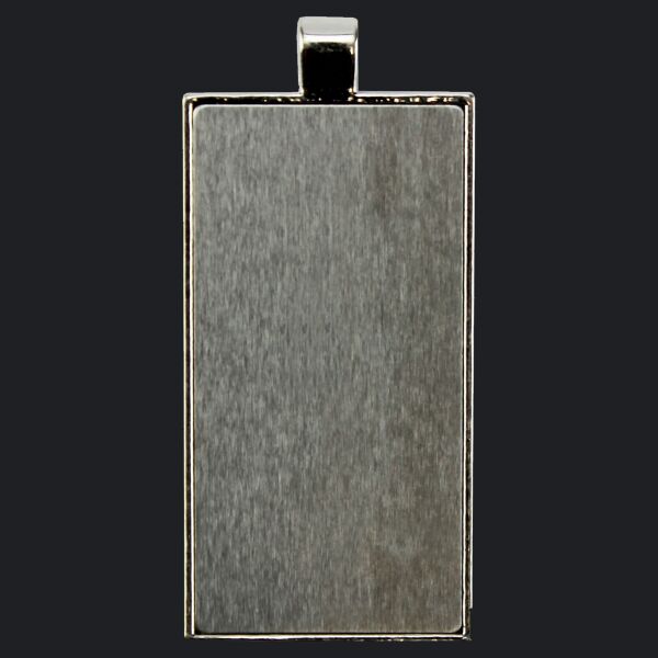Large Rectangle Unisub Bezel Jewelry Pendant Thumbnail