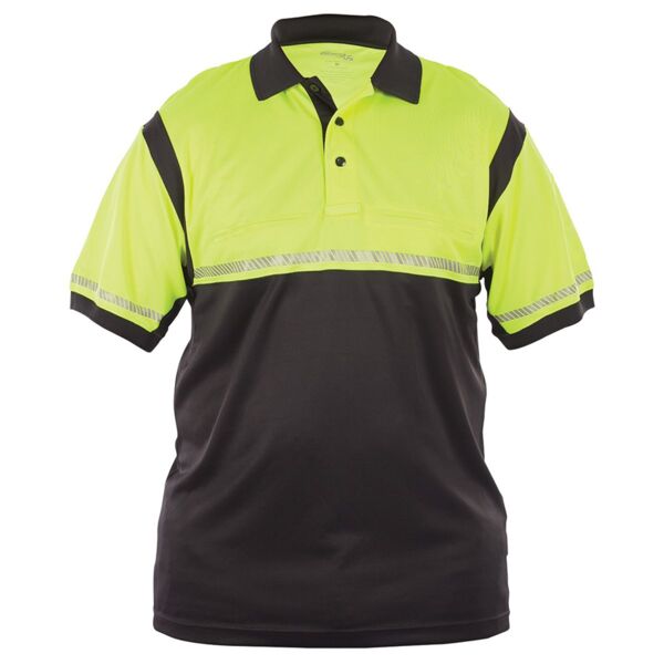 Ufx Ultra-Light Short Sleeve Polo-Mens-HiVis Navy Thumbnail