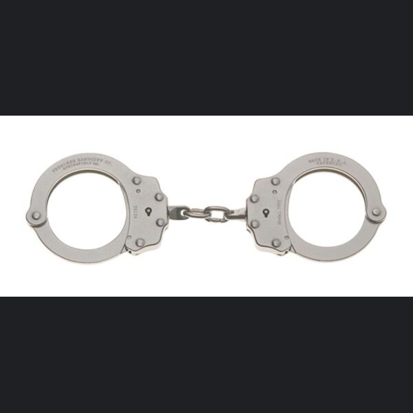 Model 700C Chain Link Handcuffs - Nickel Thumbnail
