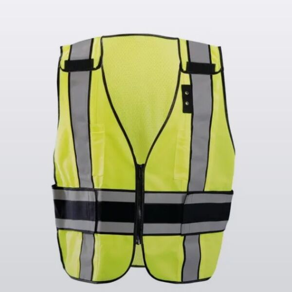 Deluxe Solid/Mesh Breakaway Public Safety Vest - Plain Thumbnail