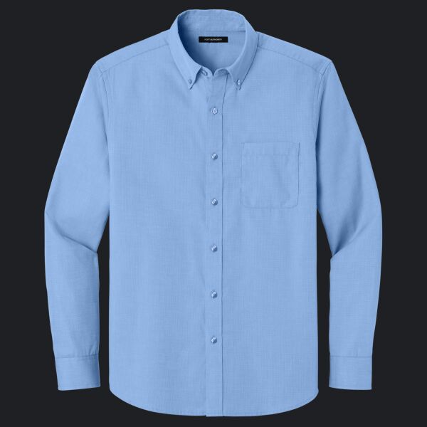 Long Sleeve Nailhead Easy Care Shirt Thumbnail