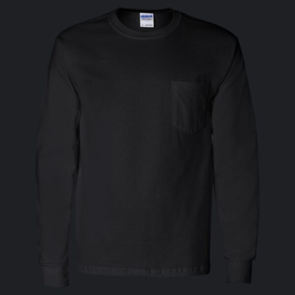 Unisex Ultra Cotton® Long Sleeve Pocket T-Shirt Thumbnail
