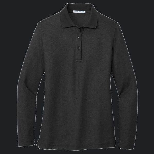1963 Ladies Long Sleeve Silk Touch™ Polo (L500LS) Thumbnail