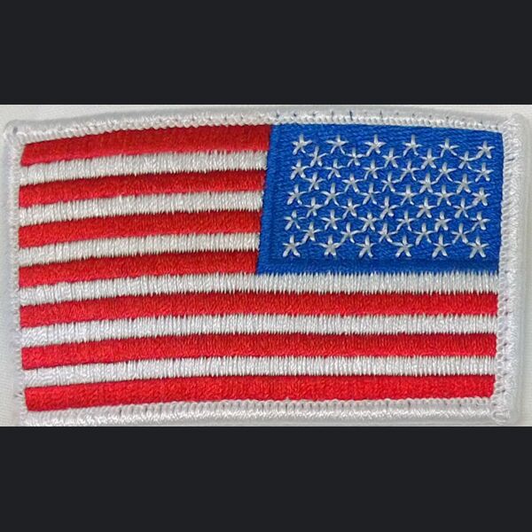 Reverse American Flag White Border  Thumbnail