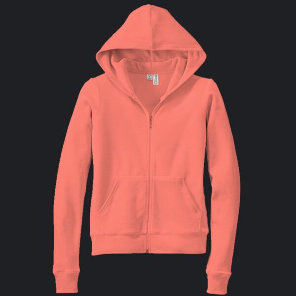 Threadfast Apparel Unisex Triblend Full-Zip Light Hoodie Thumbnail