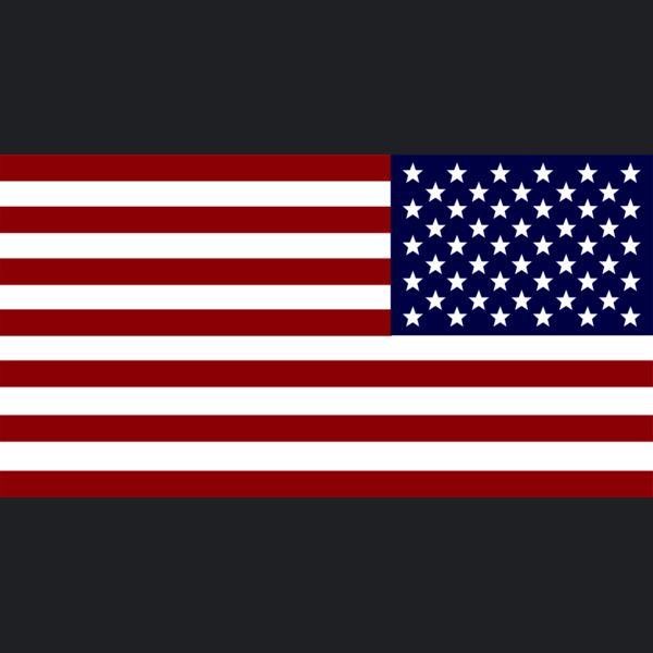 Reverse American Flag Decal 6" Thumbnail