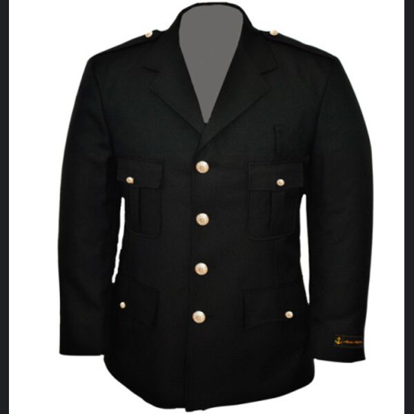 Mens 32″ Hip Length Single Breasted Dress Coat Thumbnail