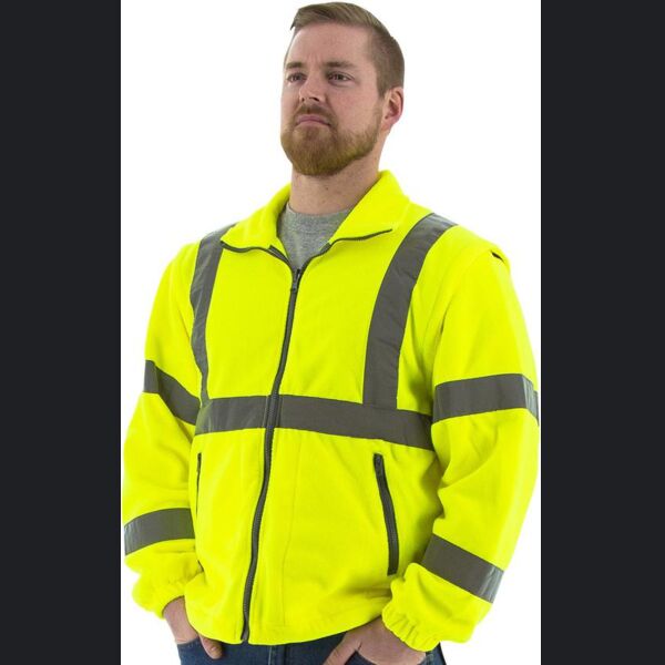Majestic 75-5381 Hi Vis Yellow ANSI Class 3 Fleece Liner Thumbnail