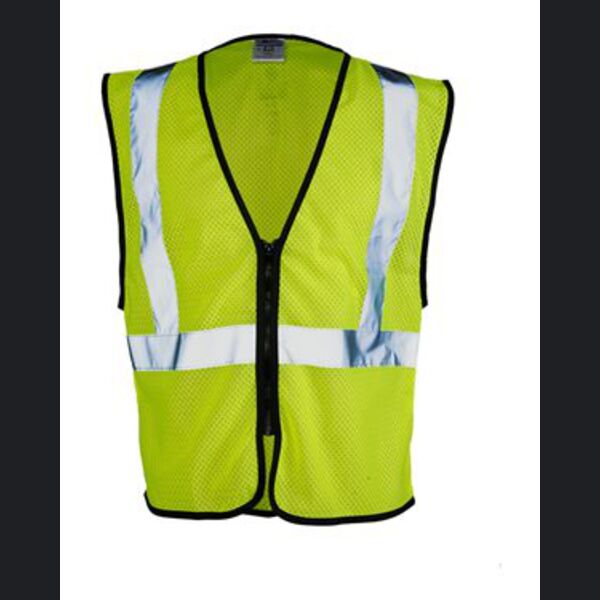 ML Kishigo - Class 2 Zipper Mesh Economy Vest Thumbnail