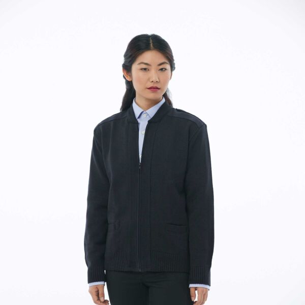 Commando Crew Neck Zip Front  Thumbnail