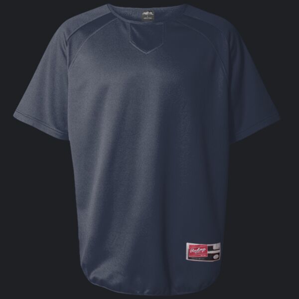 Rawlings Short Sleeve Flatback Mesh Fleece Pullover Thumbnail