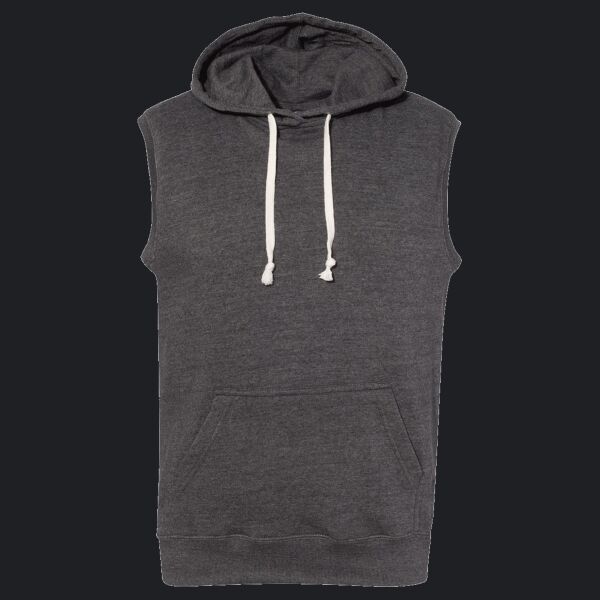 Triblend Sleeveless Hooded Sweatshirt Thumbnail