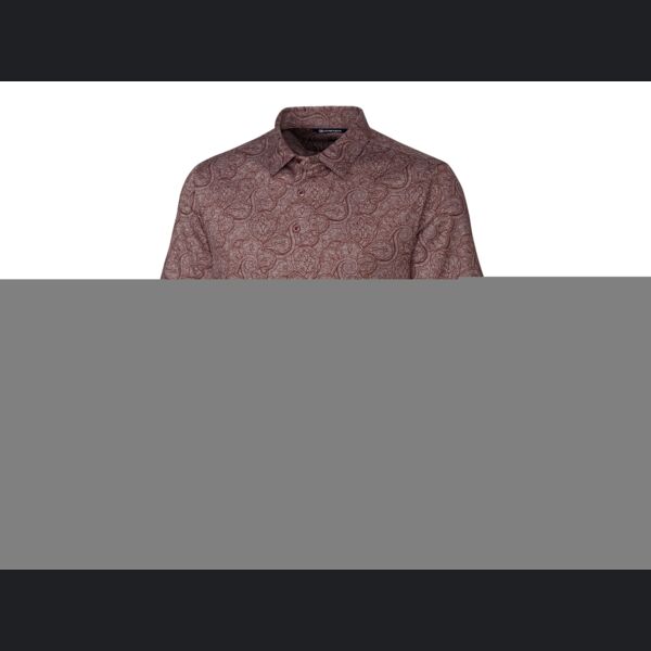 Forge Paisley Heather Print Polo Thumbnail