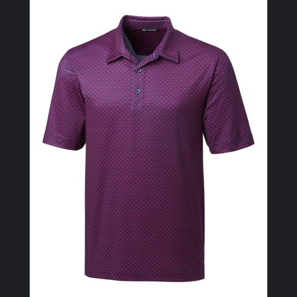 Pike Polo Herringbone Print Thumbnail