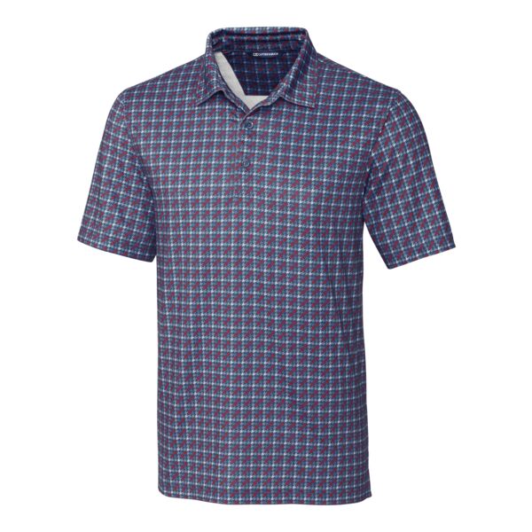 Pike Houndstooth Print Polo Thumbnail