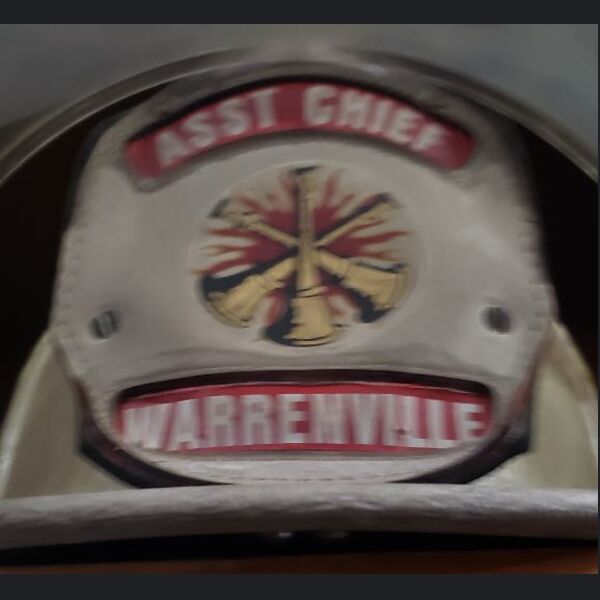 Warrenville 6" Assistant Chief Helmet Shield  Thumbnail