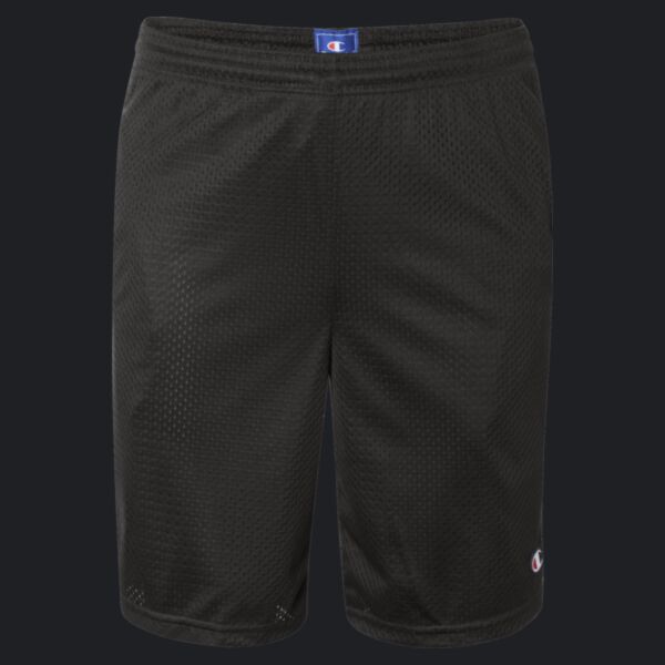 Polyester Mesh 9" Shorts with Pockets Thumbnail