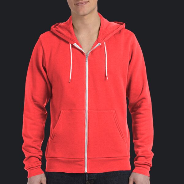 Unisex Poly-Cotton Fleece Full-Zip Hooded Sweatshirt Thumbnail